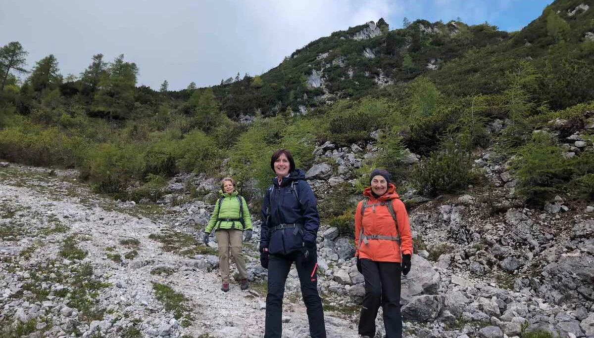 © “Im Zustieg bzw. genauer im Abstieg von der Talstation zum Klettersteig“ – Martin Götz