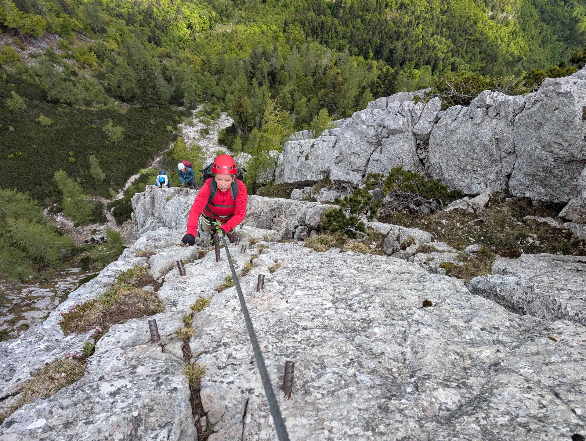 © “Stahlstifte erleichtern den Aufstieg“ – Martin Götz