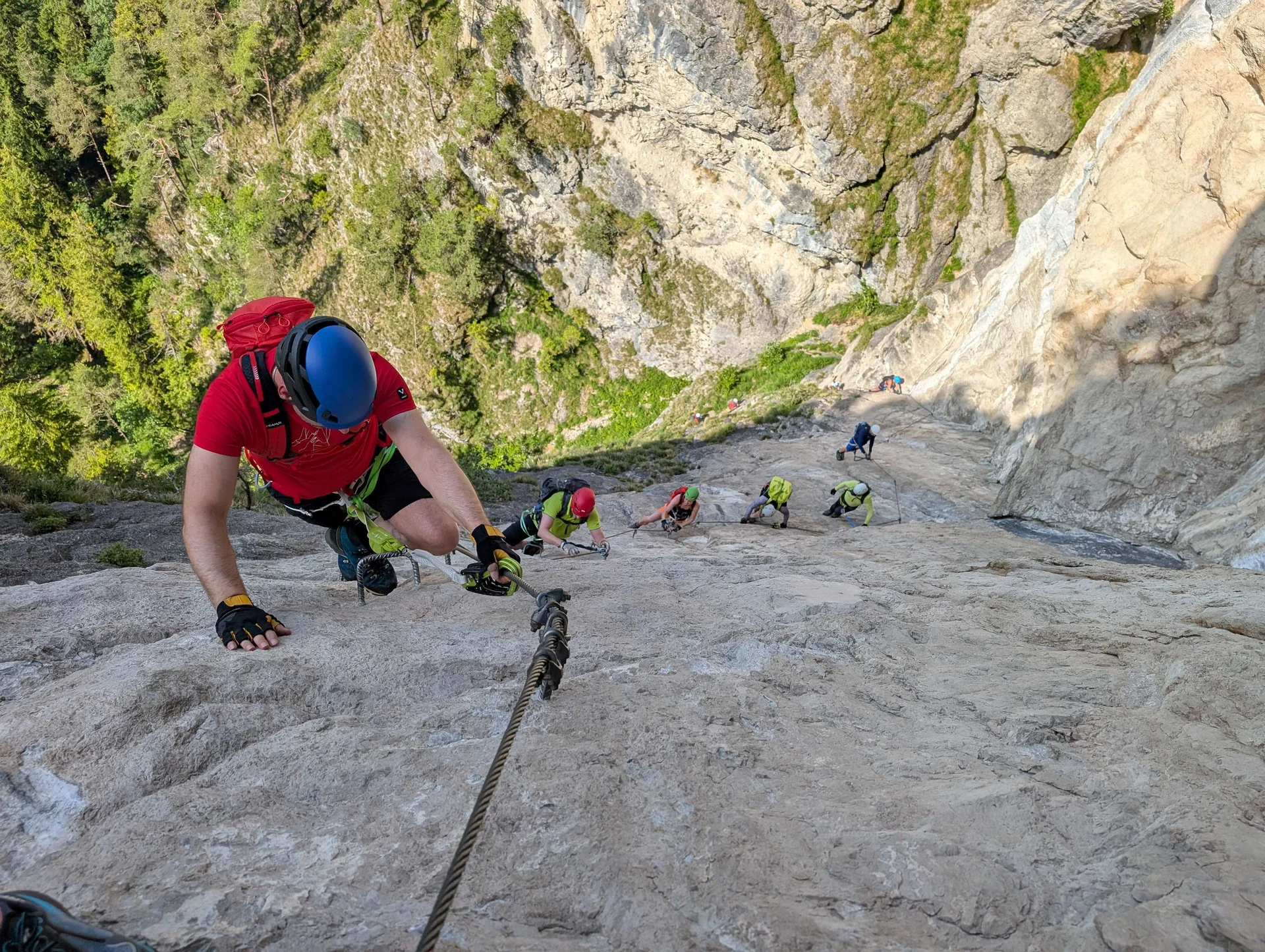 © “In der Steilpassage I“ – Martin Götz