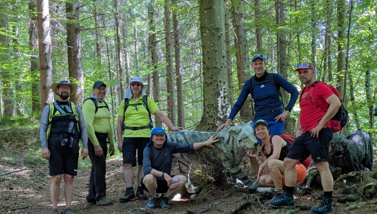 © “Tiger im Bogenschießparcour“ – Martin Götz