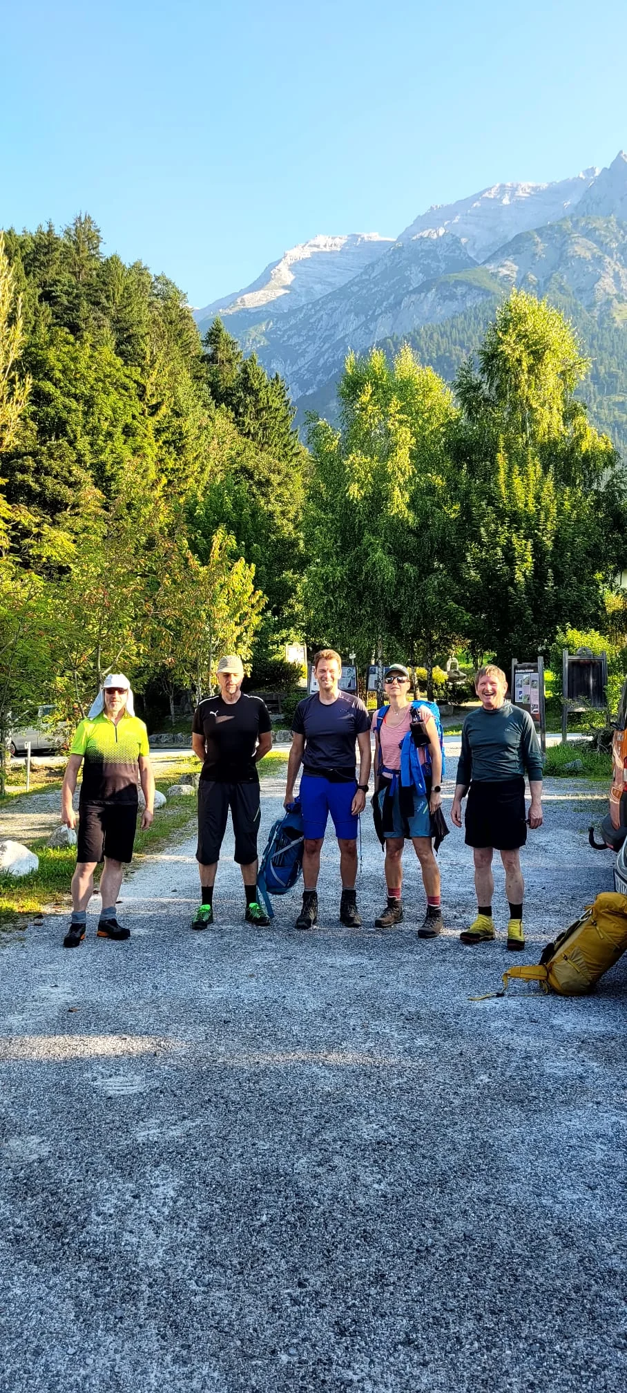 © „Start am Parkplatz Halltal oberhalb von Hall in Tirol“ – Martin Schnellberger