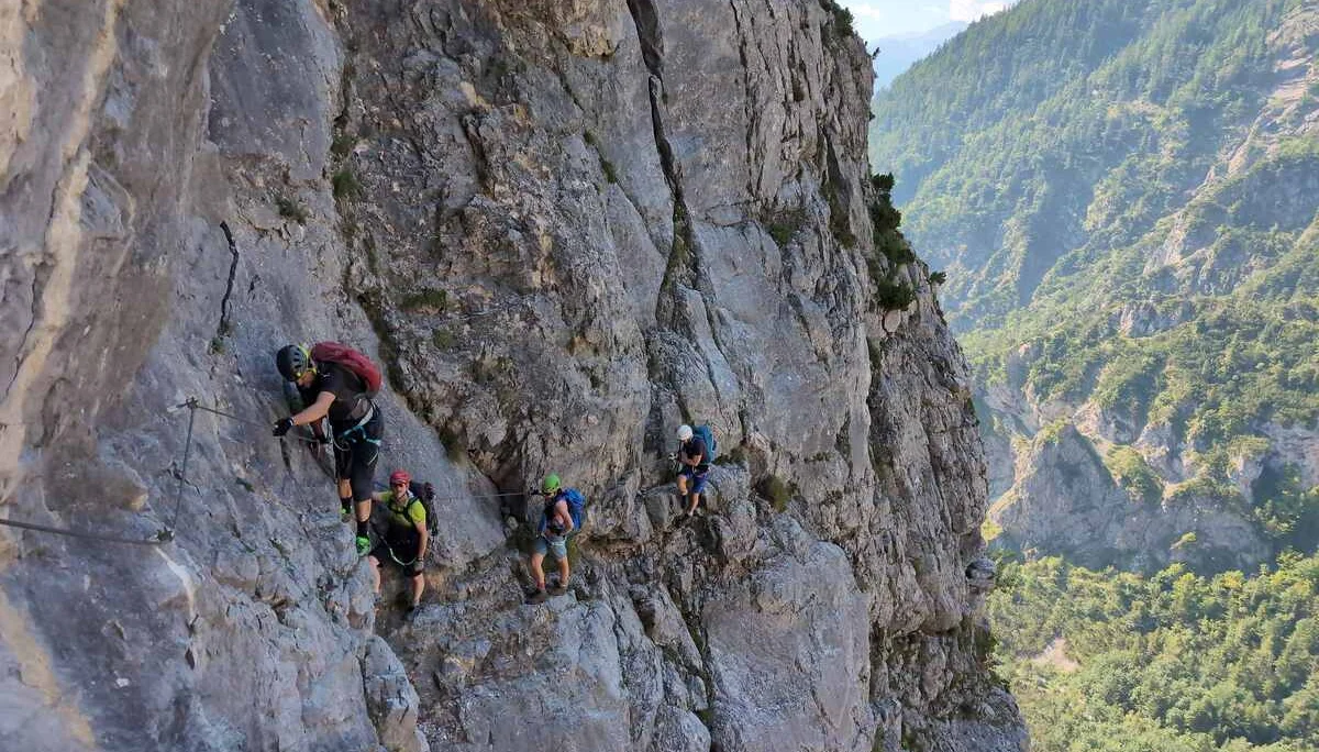 ©  „Im Absamer Klettersteig“ – Martin Götz