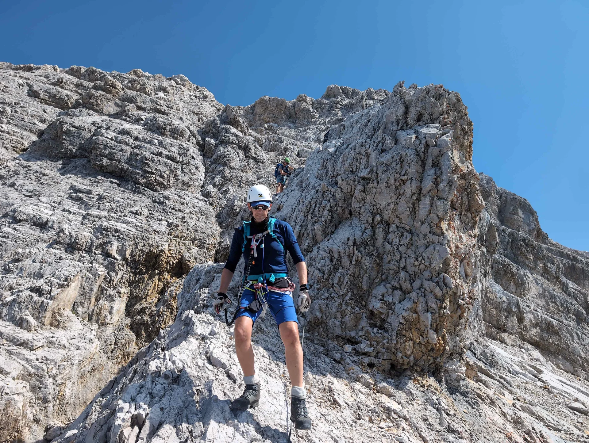 © „Im Abstieg über den Eisengattergrat“ – Martin Götz