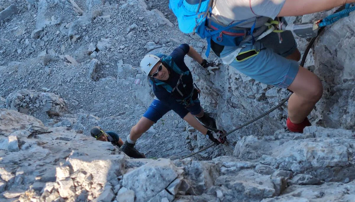 © „Klettersteigabschnitt der Schwierigkeit D“ – Martin Götz