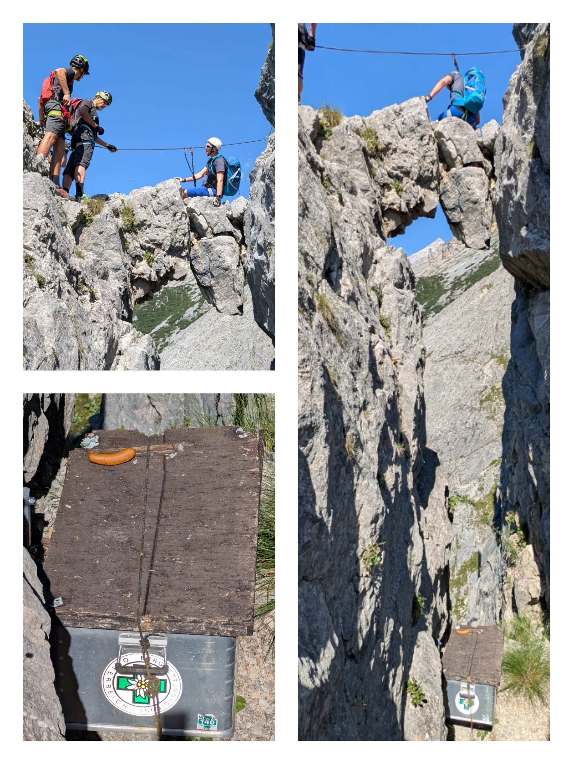 © „Großes Problem bei der Pause am Klemmstein – Die Wurst liegt 5 Meter tiefer“ – Martin Götz