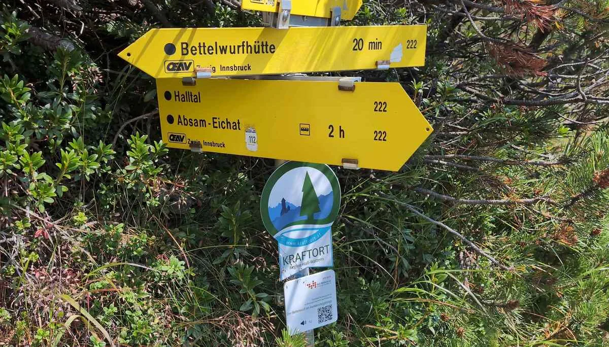 ©  „Abzweig Weg 222 ins Halltal“ – Martin Götz