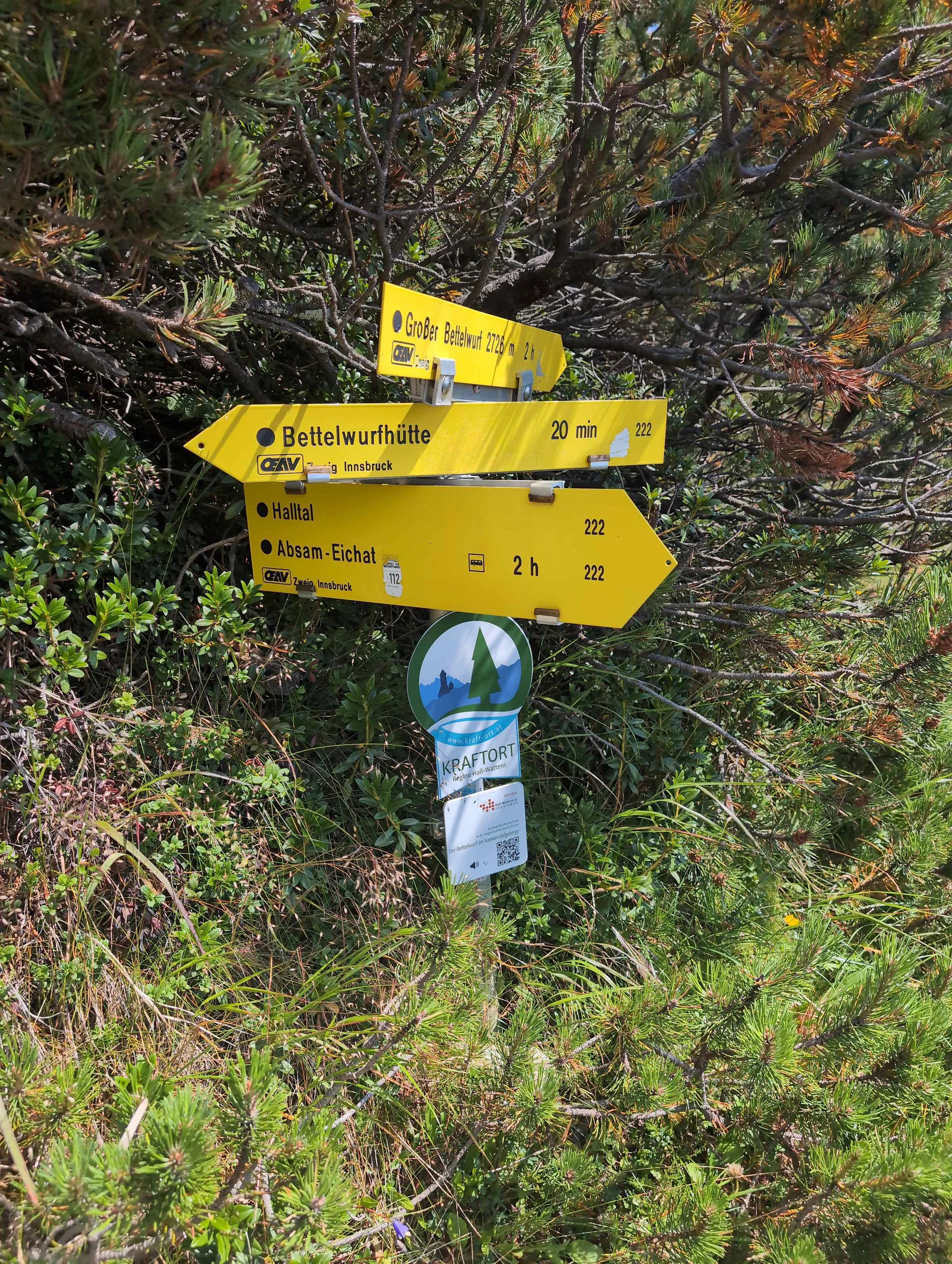 ©  „Abzweig Weg 222 ins Halltal“ – Martin Götz