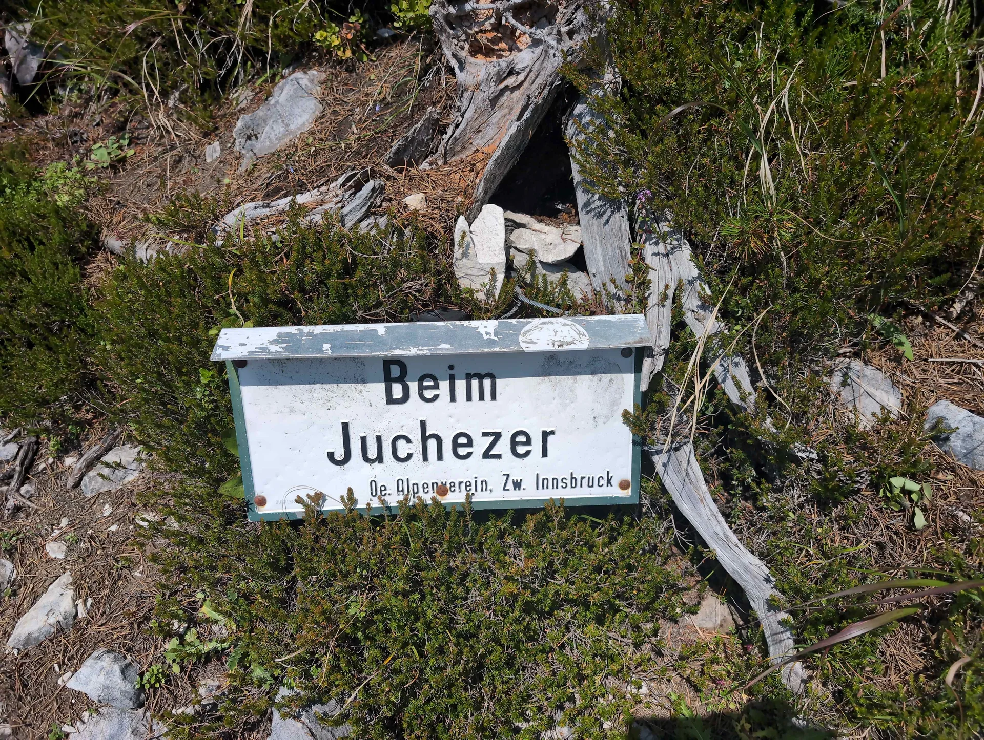 © „Am Juchezer – im Abstieg letzter Blick auf die Bettelwurfhütte“ – Martin Götz