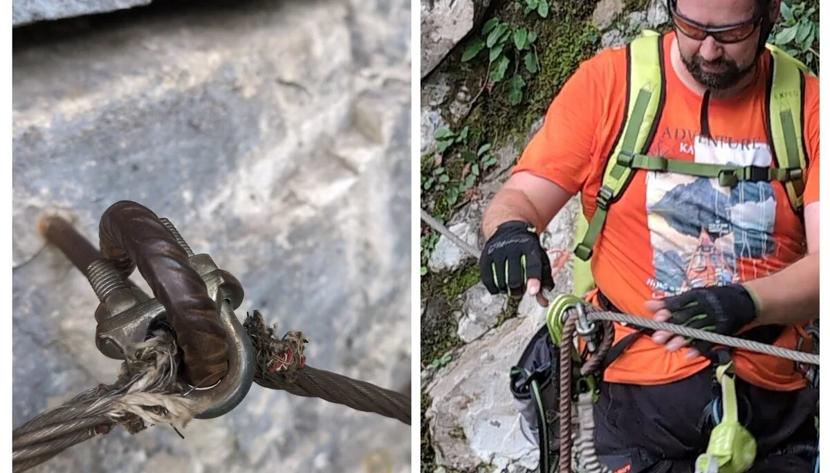 © „Schäden am Klettersteig“ –Martin Götz