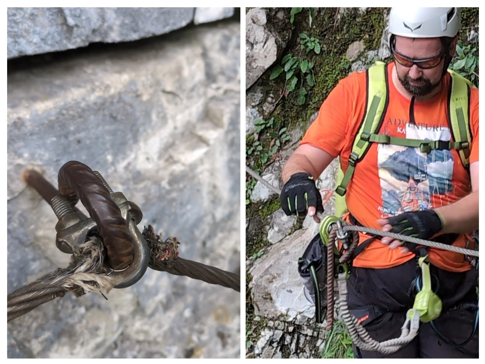 © „Schäden am Klettersteig“ –Martin Götz