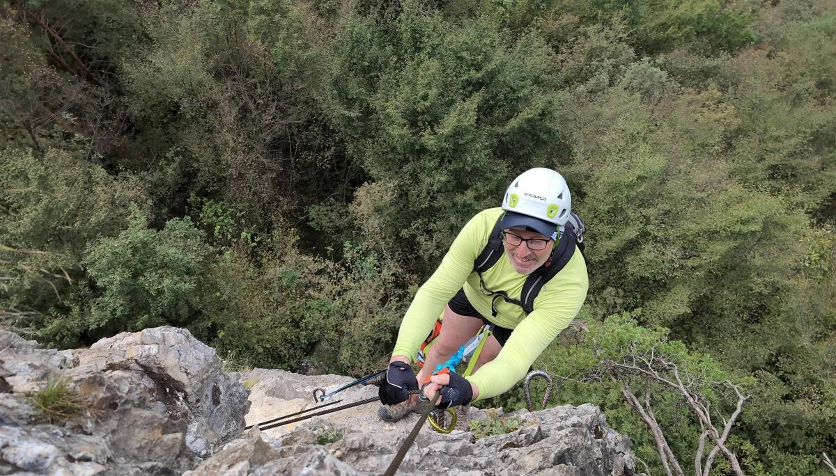 © „In einem der steilen Abschnitte der Schwierigkeit D“ –Martin Götz