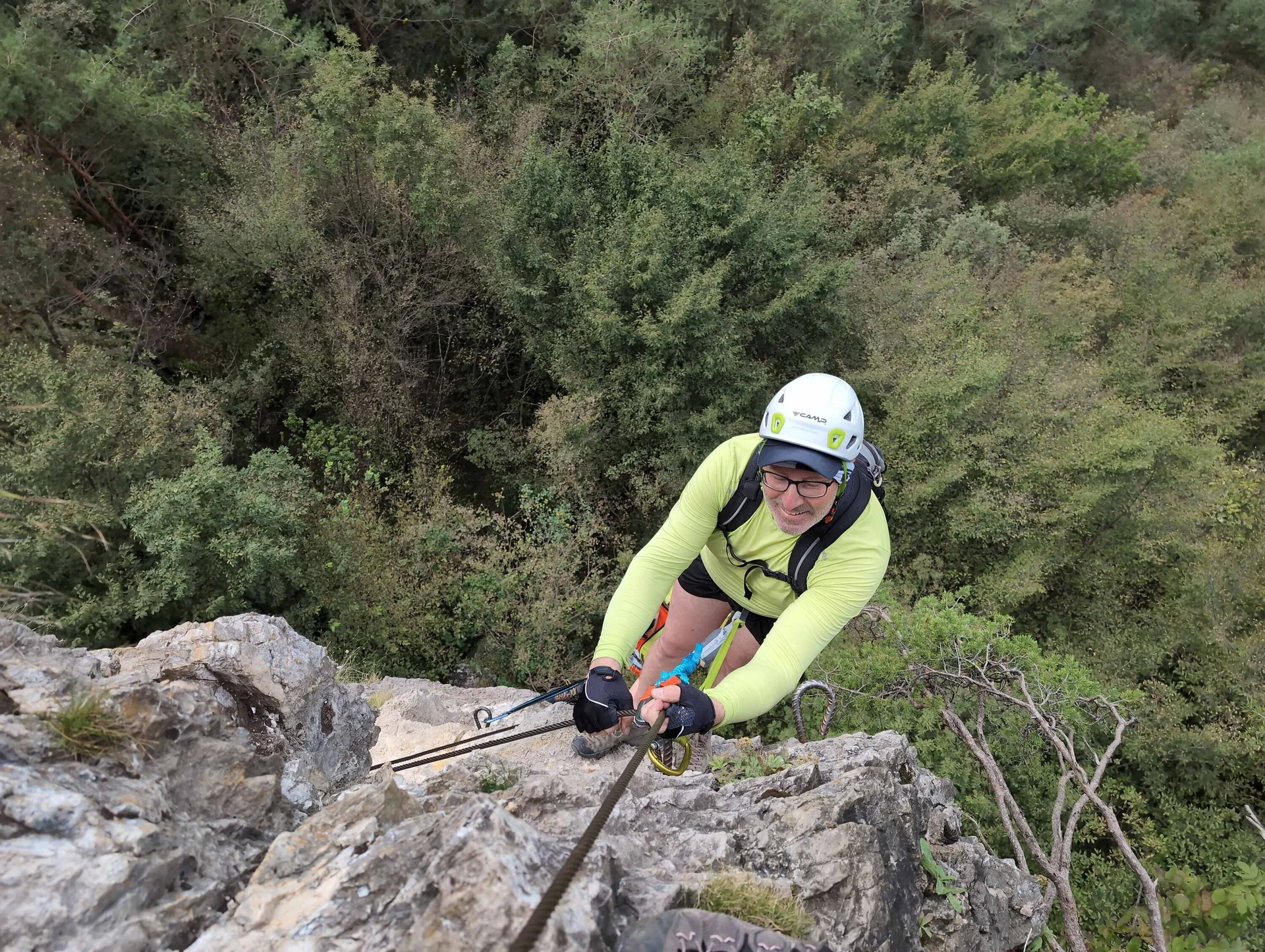 © „In einem der steilen Abschnitte der Schwierigkeit D“ –Martin Götz