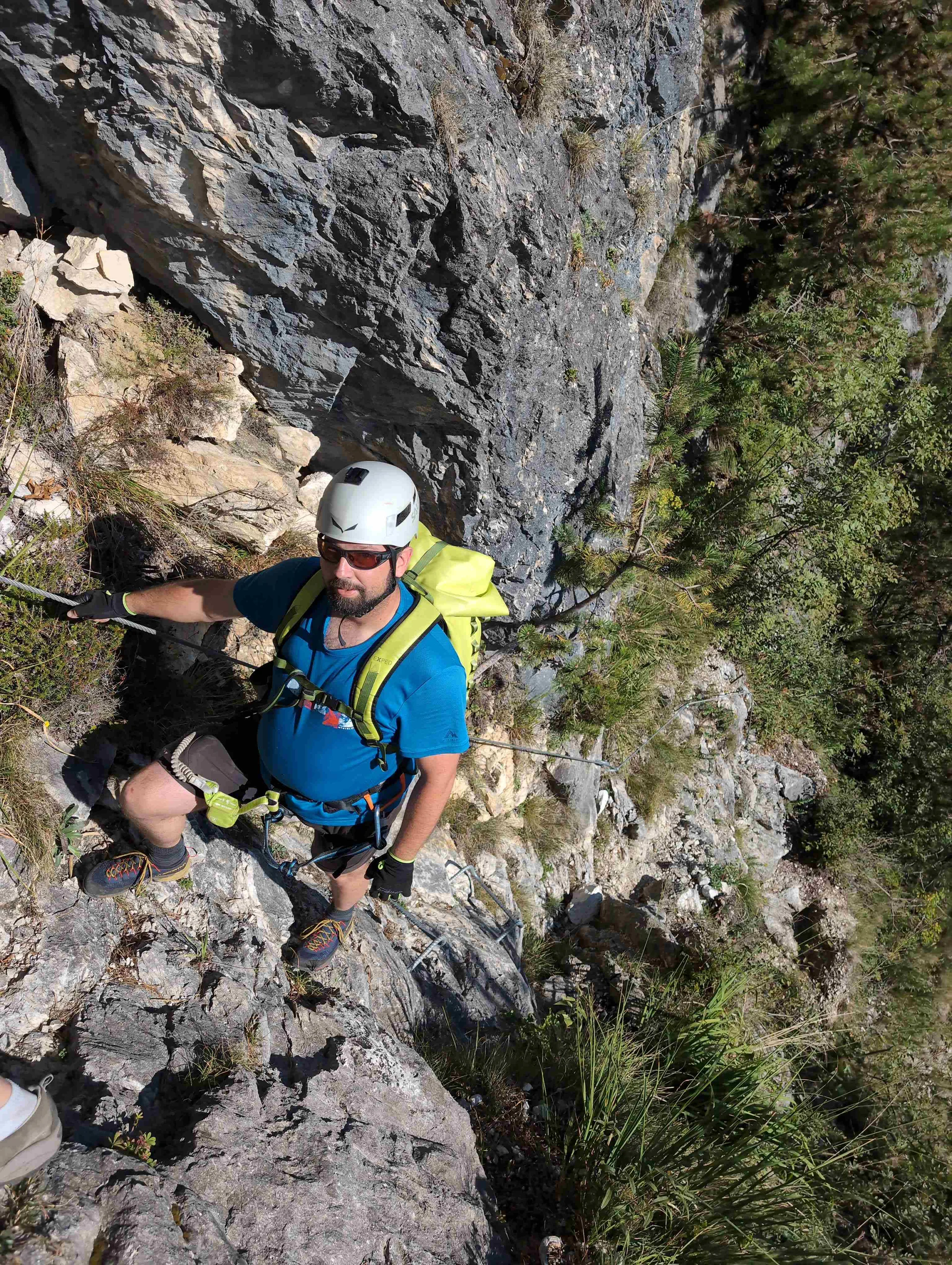 © „Im Via Ferrata dell’ Amicizia“ –Martin Götz