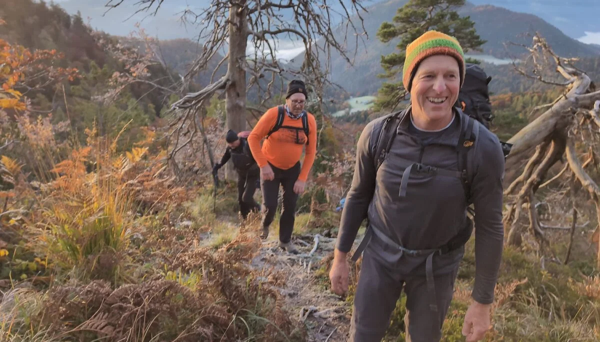 Klettersteig Berchtesgadener Hochthron | © DAV Gangkofen\Martin Götz - Im Grubenpfad – Übergang vom Wald zum Felsgelände