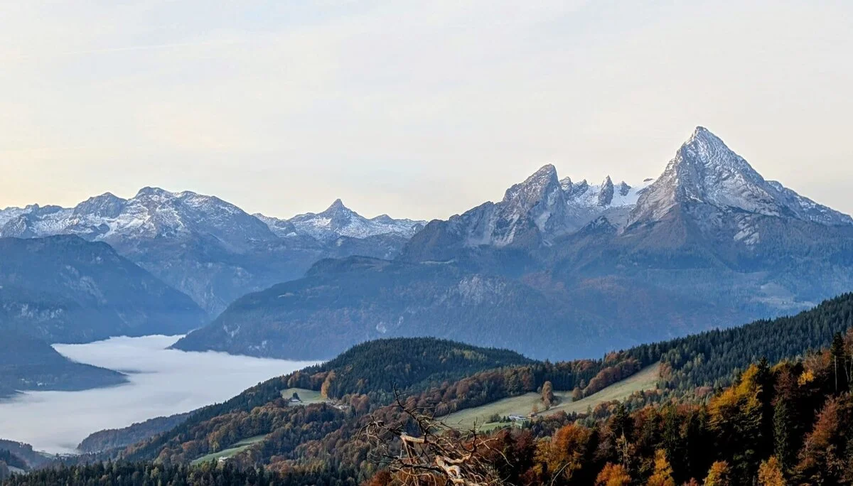 Klettersteig Berchtesgadener Hochthron | © DAV Gangkofen\Martin Schmidt - Blick Richtung Watzmann