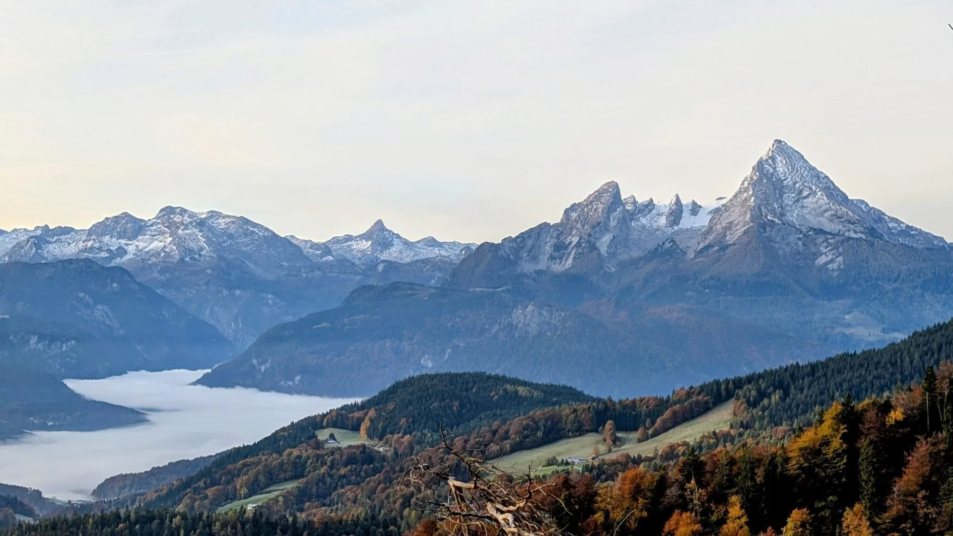 Klettersteig Berchtesgadener Hochthron | © DAV Gangkofen\Martin Schmidt - Blick Richtung Watzmann
