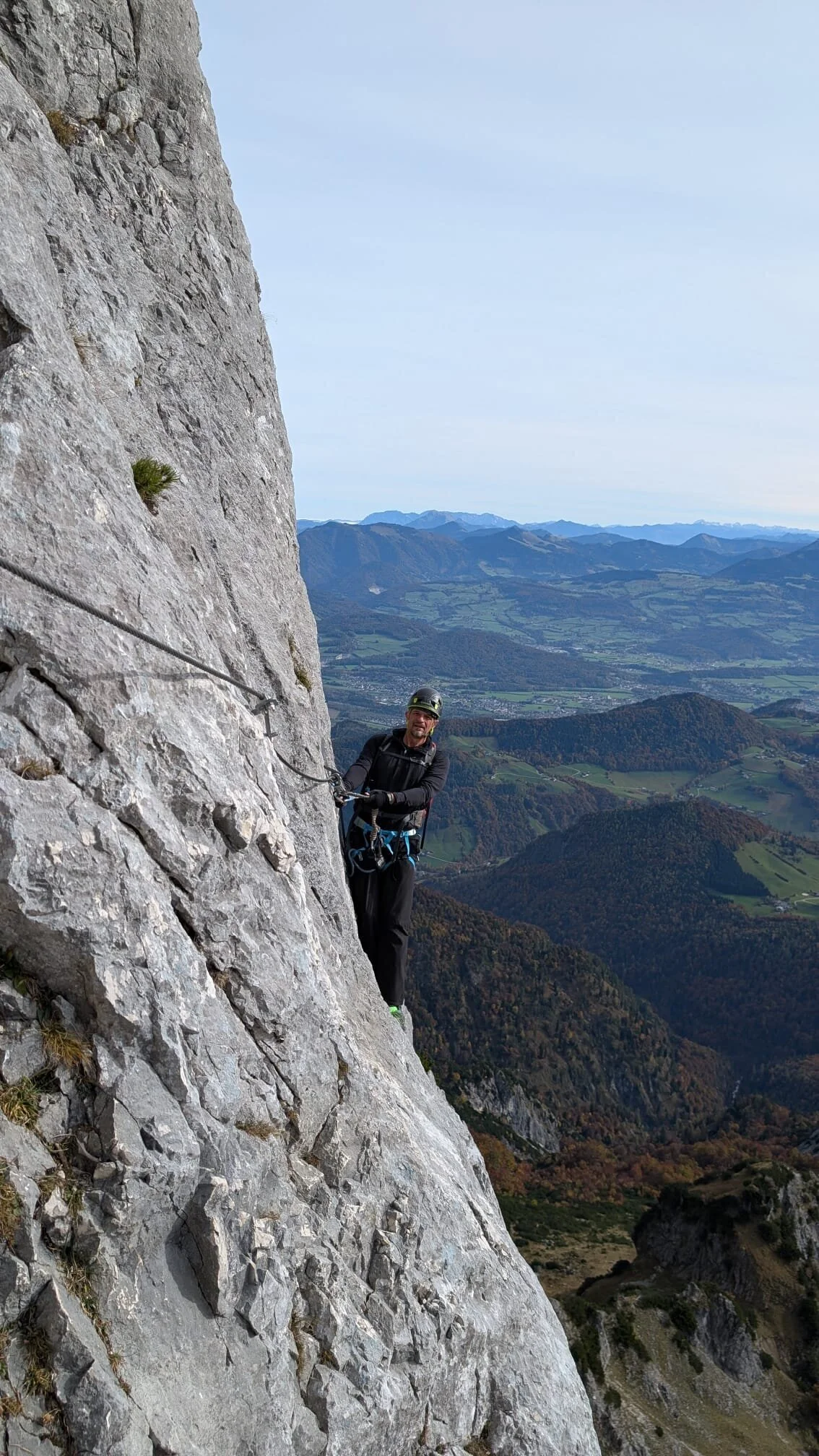 Klettersteig Berchtesgadener Hochthron | © DAV Gangkofen\Martin Schmidt - Im Klettersteig III
