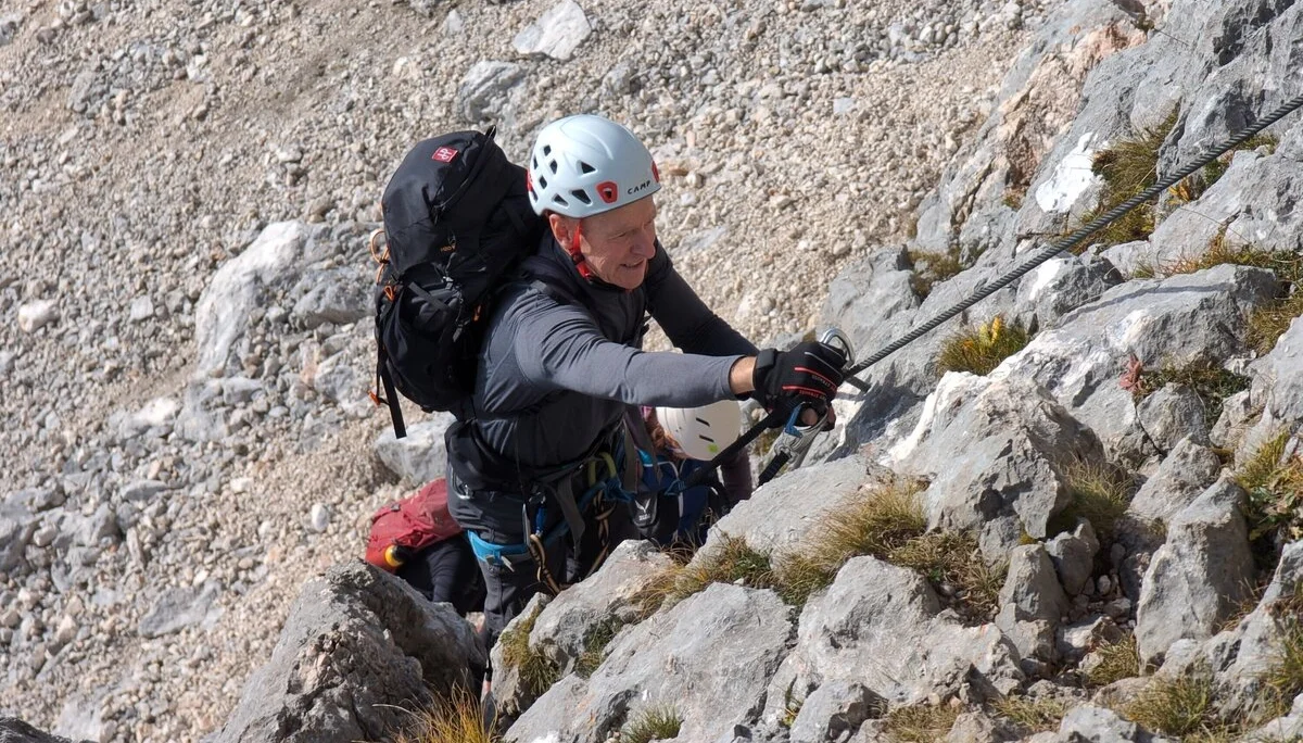 Klettersteig Berchtesgadener Hochthron | © DAV Gangkofen\Martin Götz - Im Klettersteig I