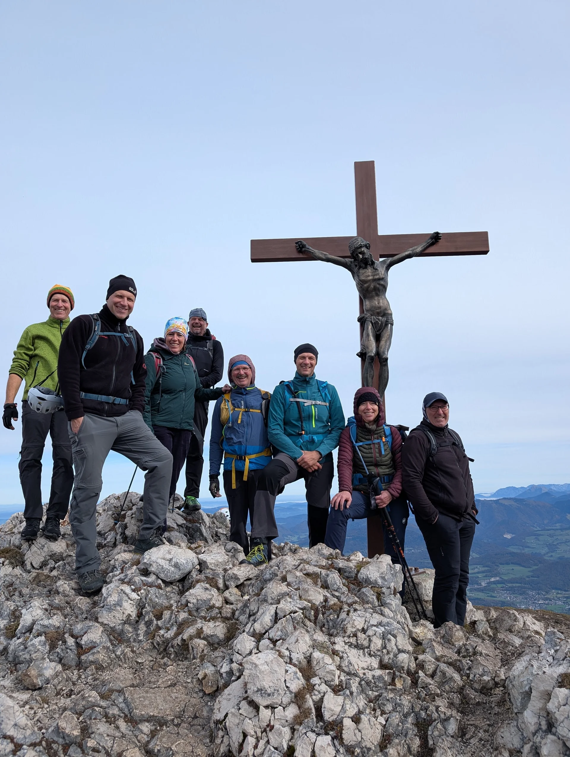 Klettersteig Berchtesgadener Hochthron | © DAV Gangkofen\Martin Götz - Am Gipfel