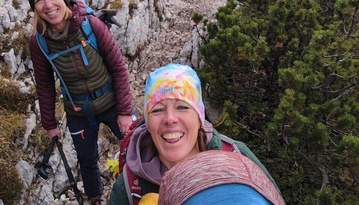 Klettersteig Berchtesgadener Hochthron | © DAV Gangkofen\Martin Götz - Im Abstieg zum Stöhrhaus