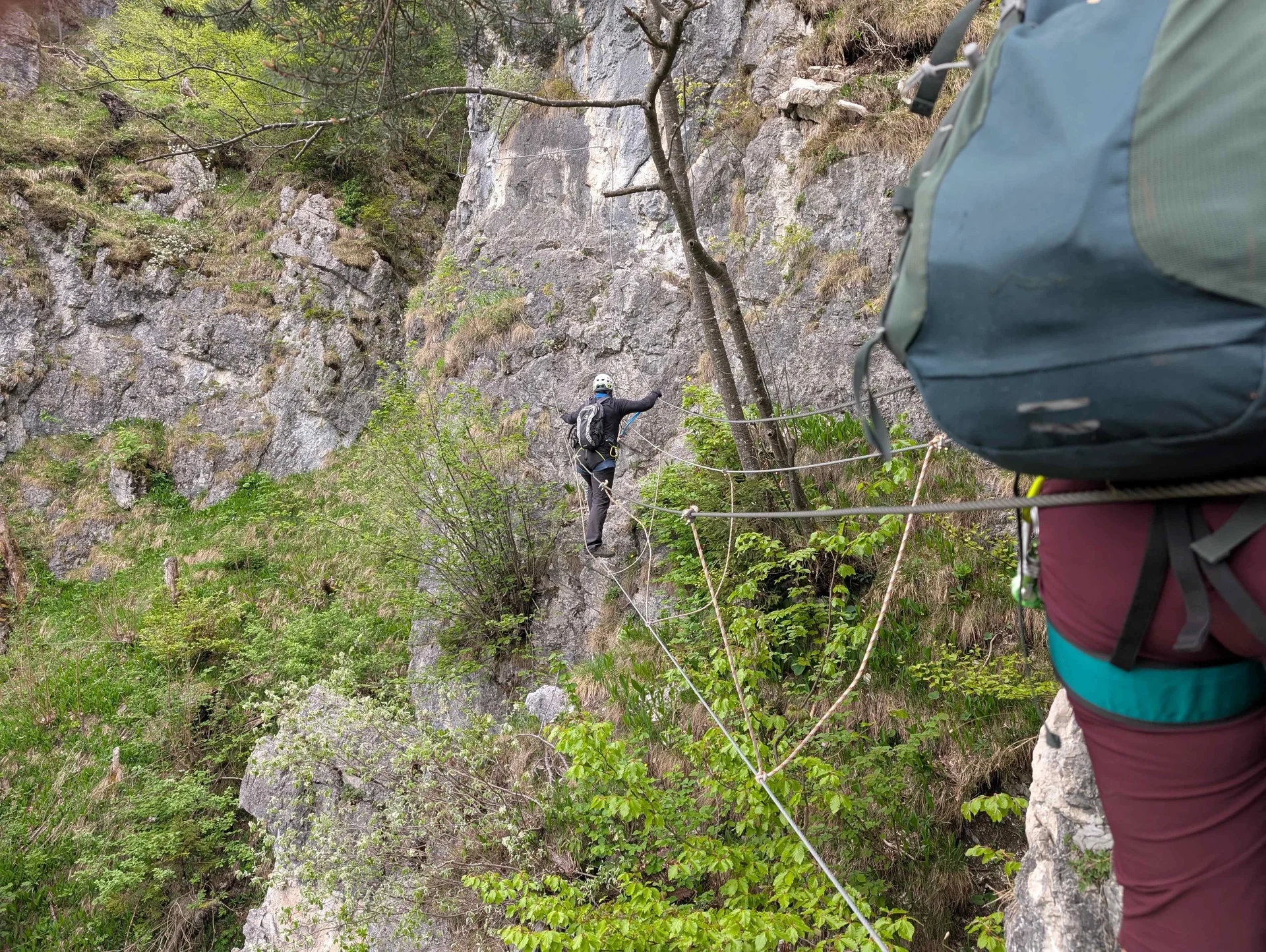 © (Martin Götz) Auf der Seilbrücke