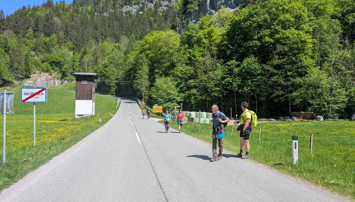 © (Martin Götz) Rückweg nach Weißbach