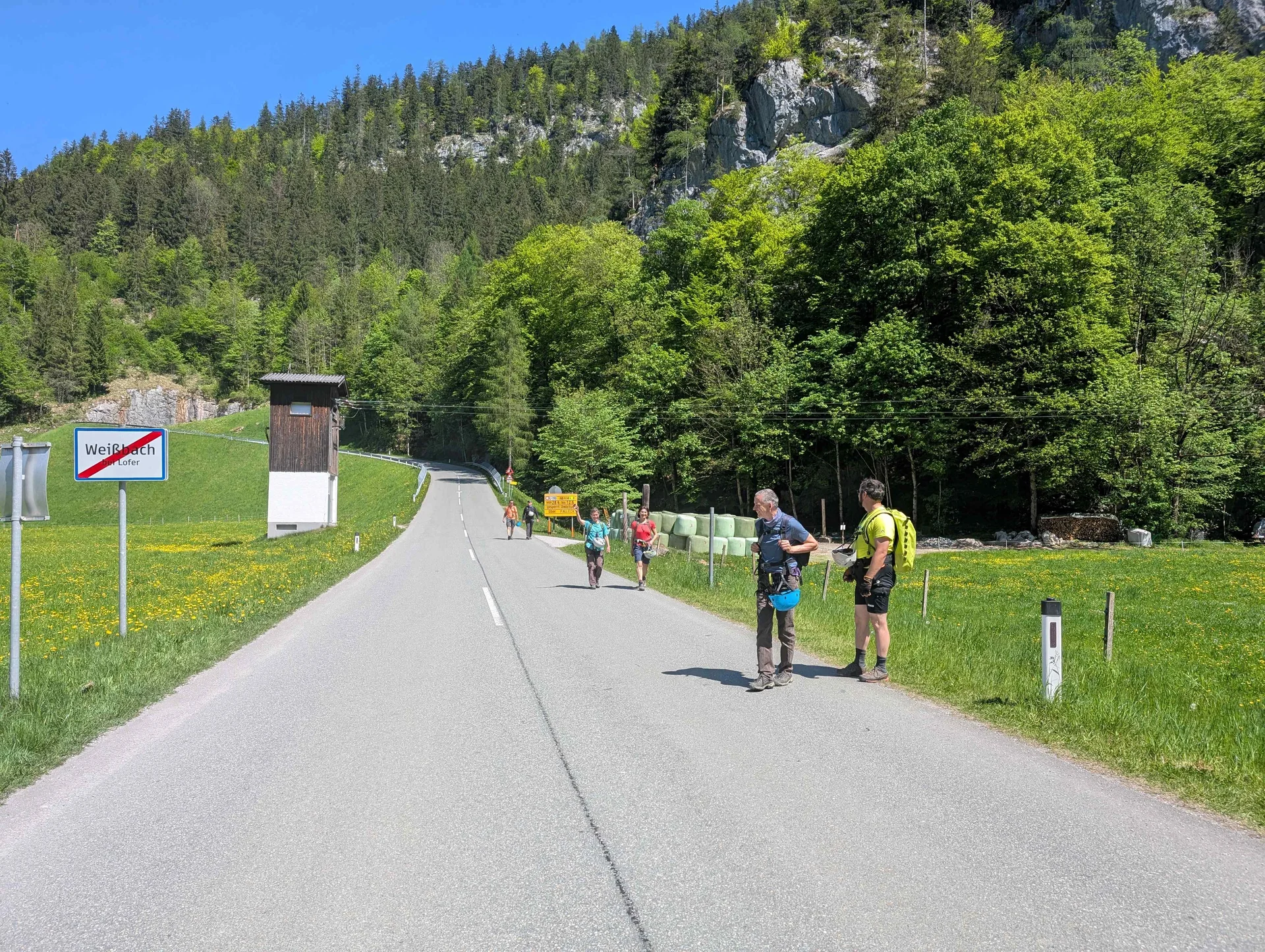 © (Martin Götz) Rückweg nach Weißbach