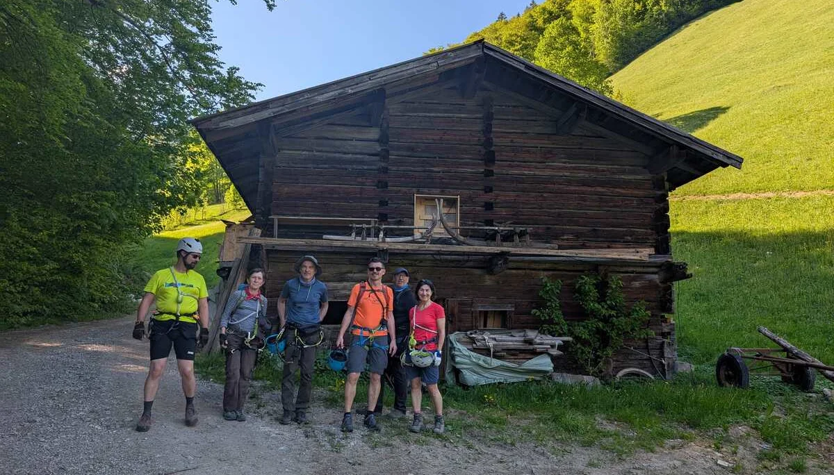 © (Martin Götz) Im Abstieg vom KS Zahme Gams