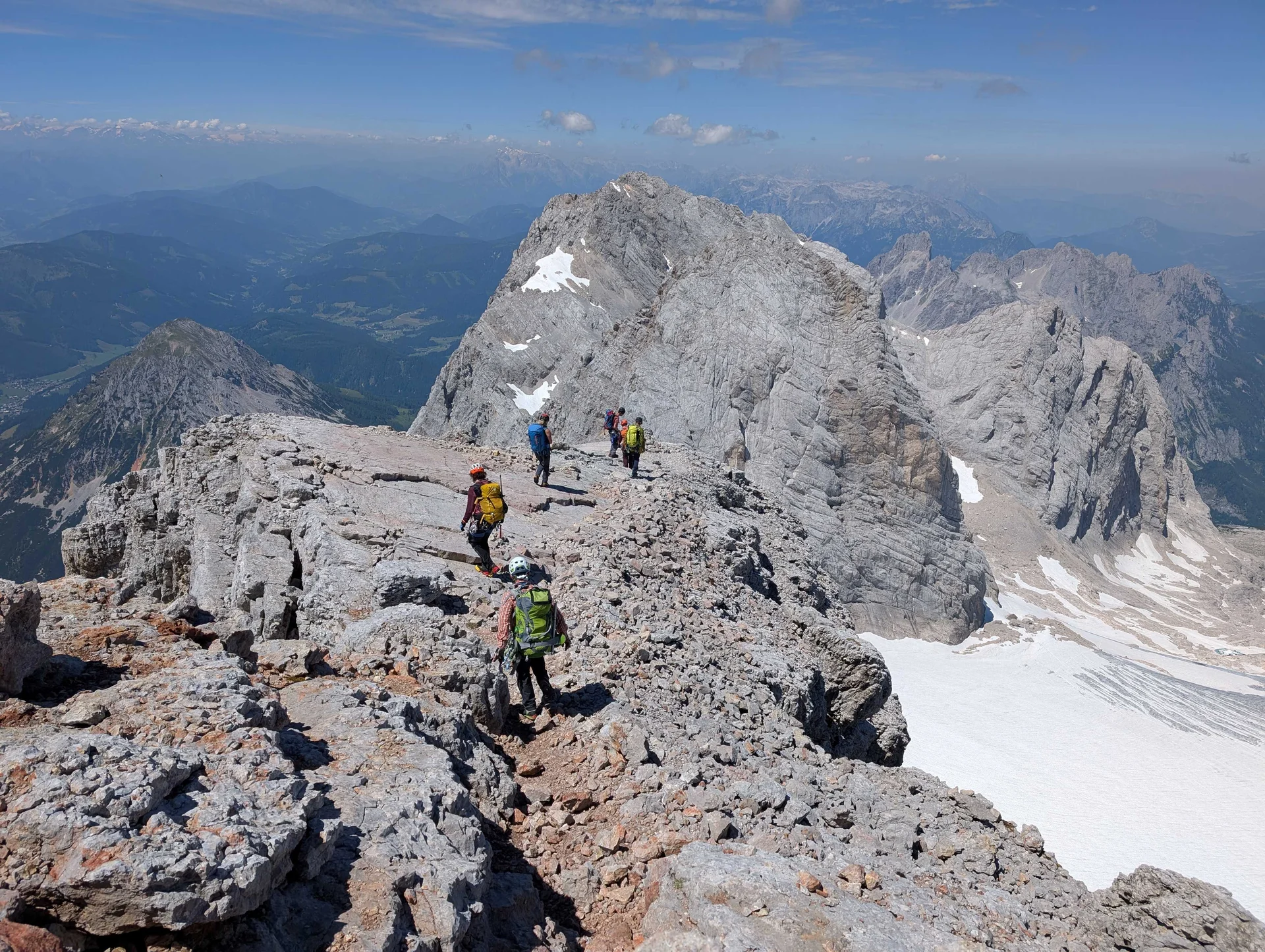 © „Abstieg über den Westgrat vom Hohen Dachstein“ – Martin Götz