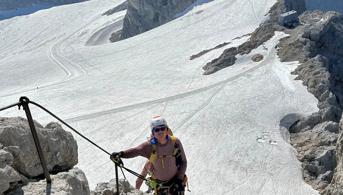 © „Im Schulteranstieg Klettersteig“ – Tanja Johannes