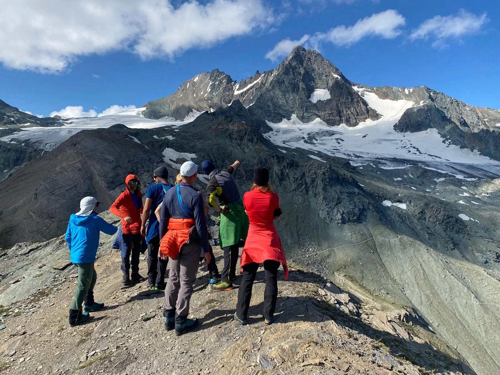 © (DAV-Gangkofen) - Fanotkogel auf 2.905 Metern mit Großglockner und Stüdlgrat