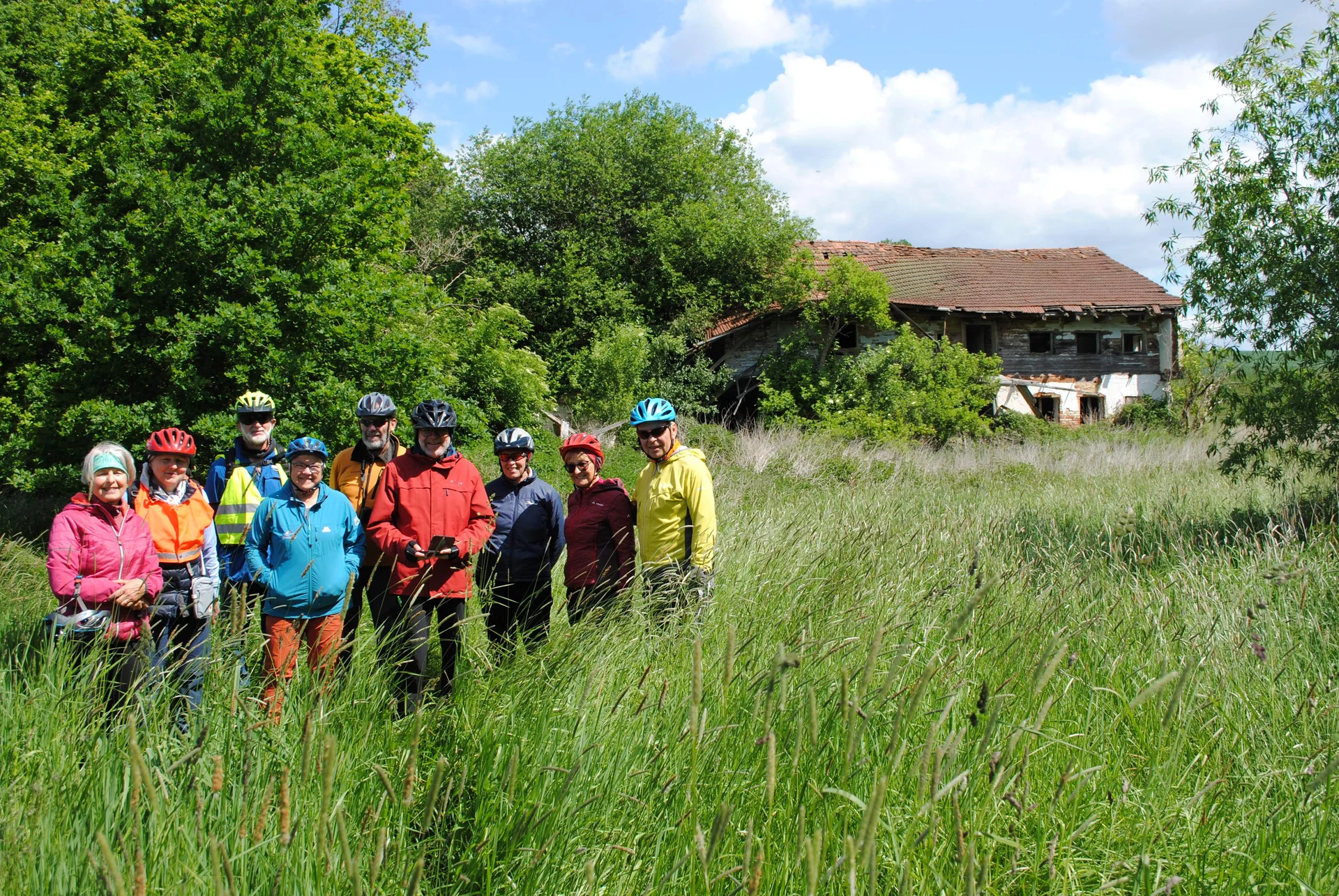© (DAV Gangkofen) Gruppe beim Krottentaler Hof
