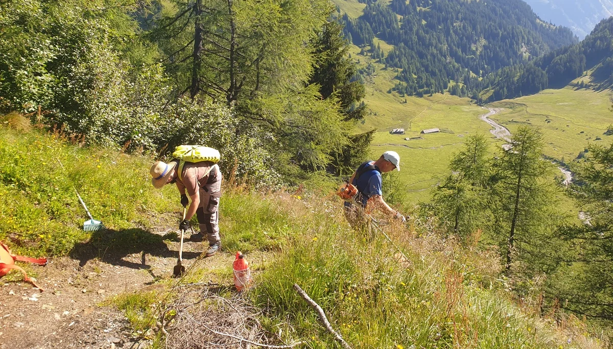 © (DAV Gangkofen) Blick Richtung Hirzbachalm