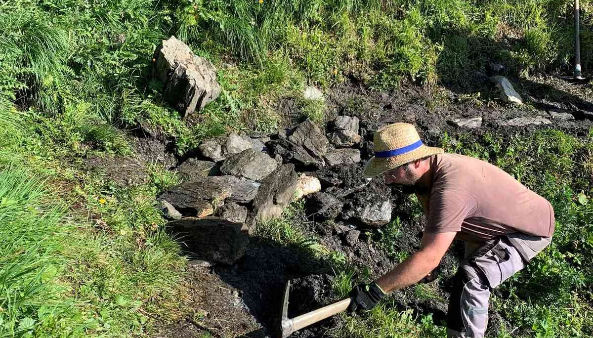 © (Klaus Mölzl) Christian bei der Arbeit