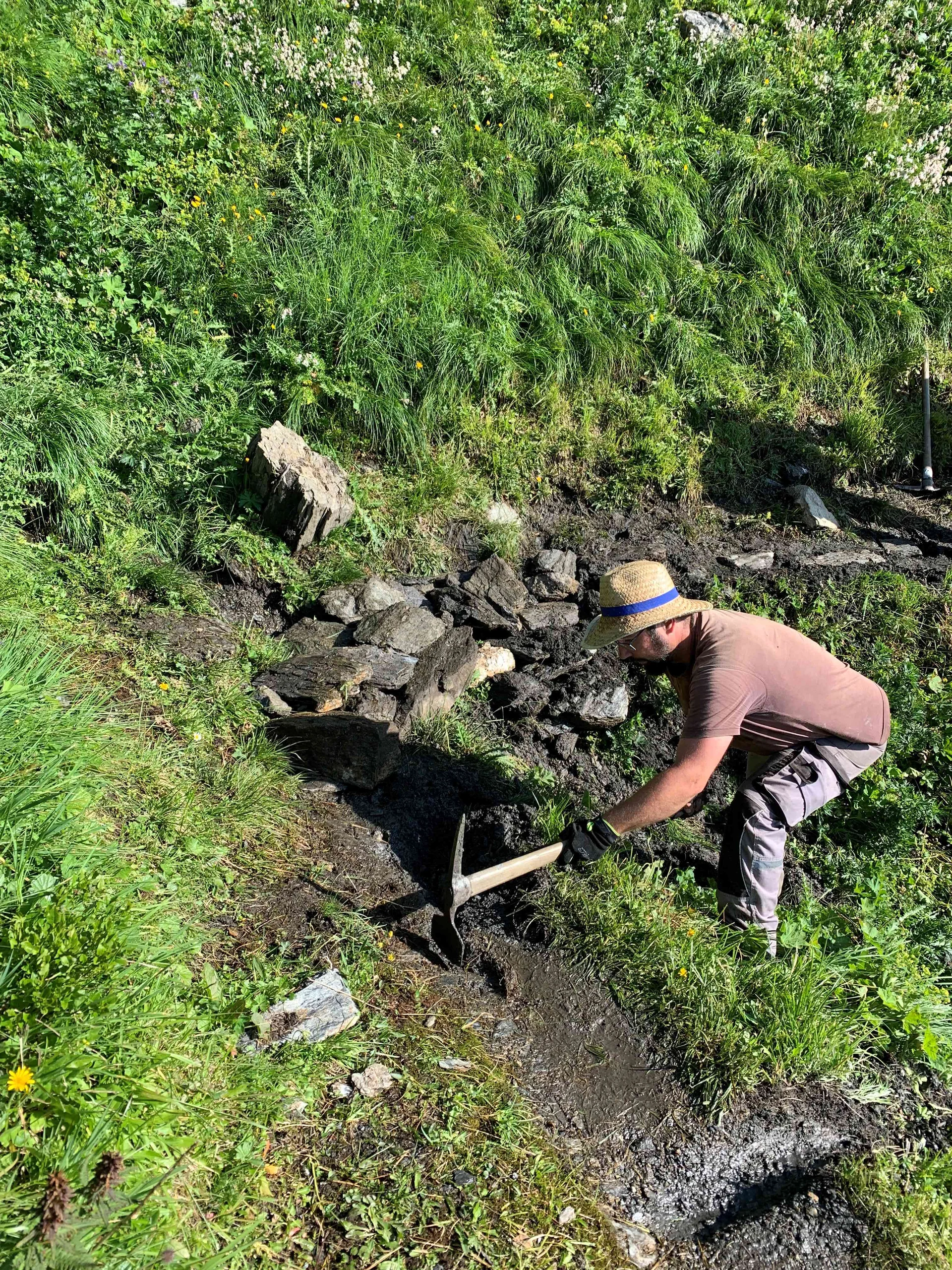 © (Klaus Mölzl) Christian bei der Arbeit