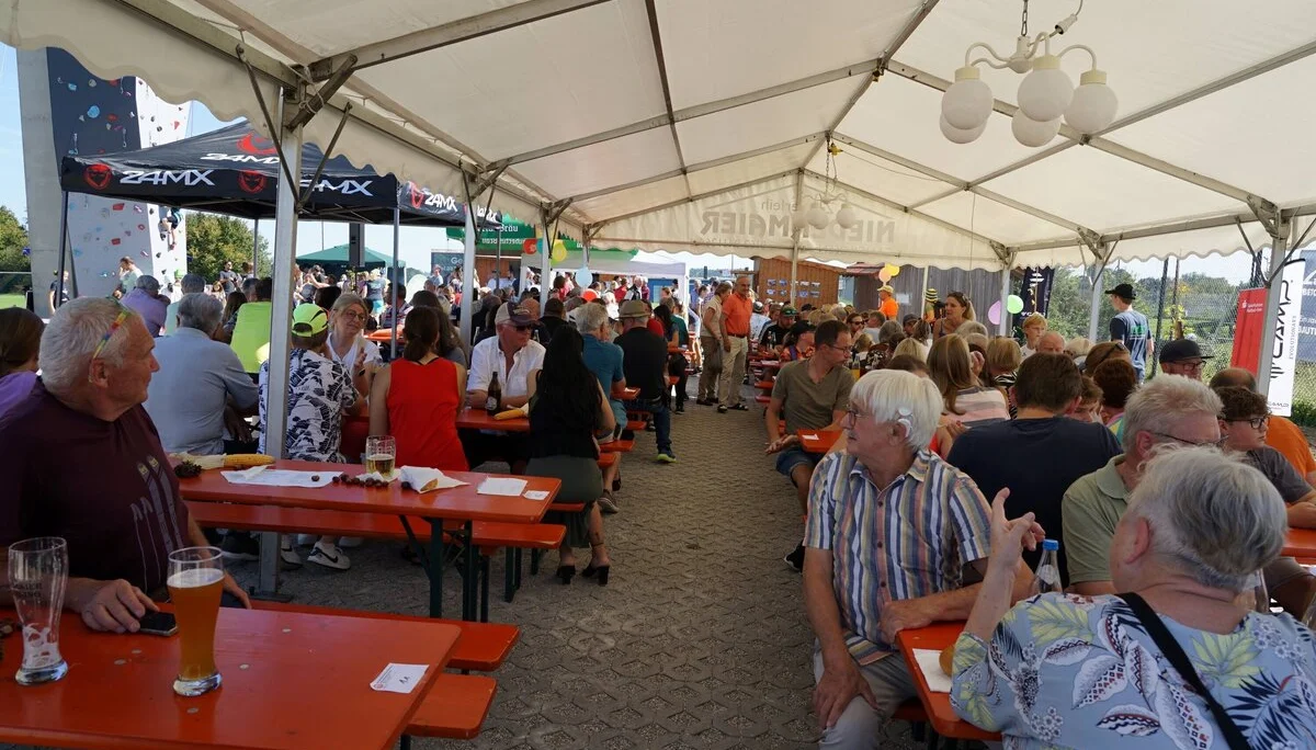 © (DAV Gangkofen) viel Betrieb