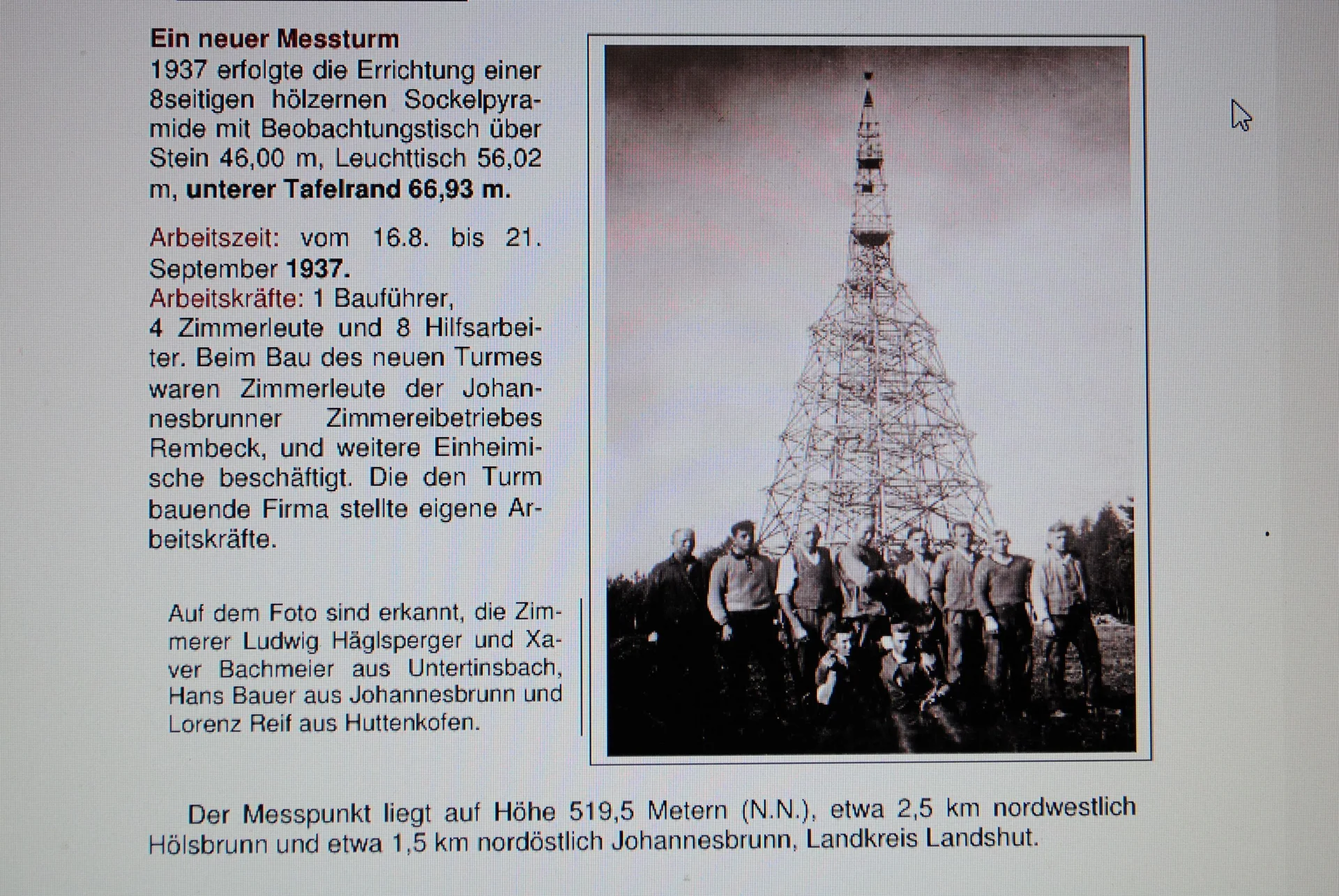 © (DAV Gangkofen) Auszug aus Peter Käsers Heimatforschungen