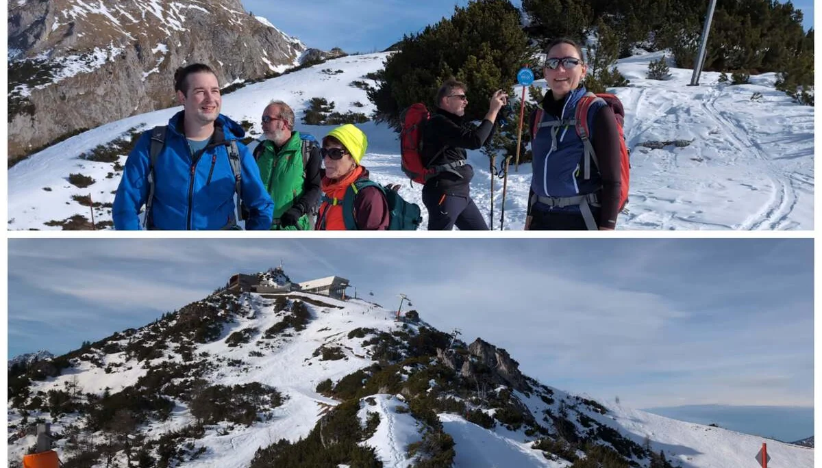 © (DAV Gangkofen) Am Joch unterhalb der Jenner Bergstation