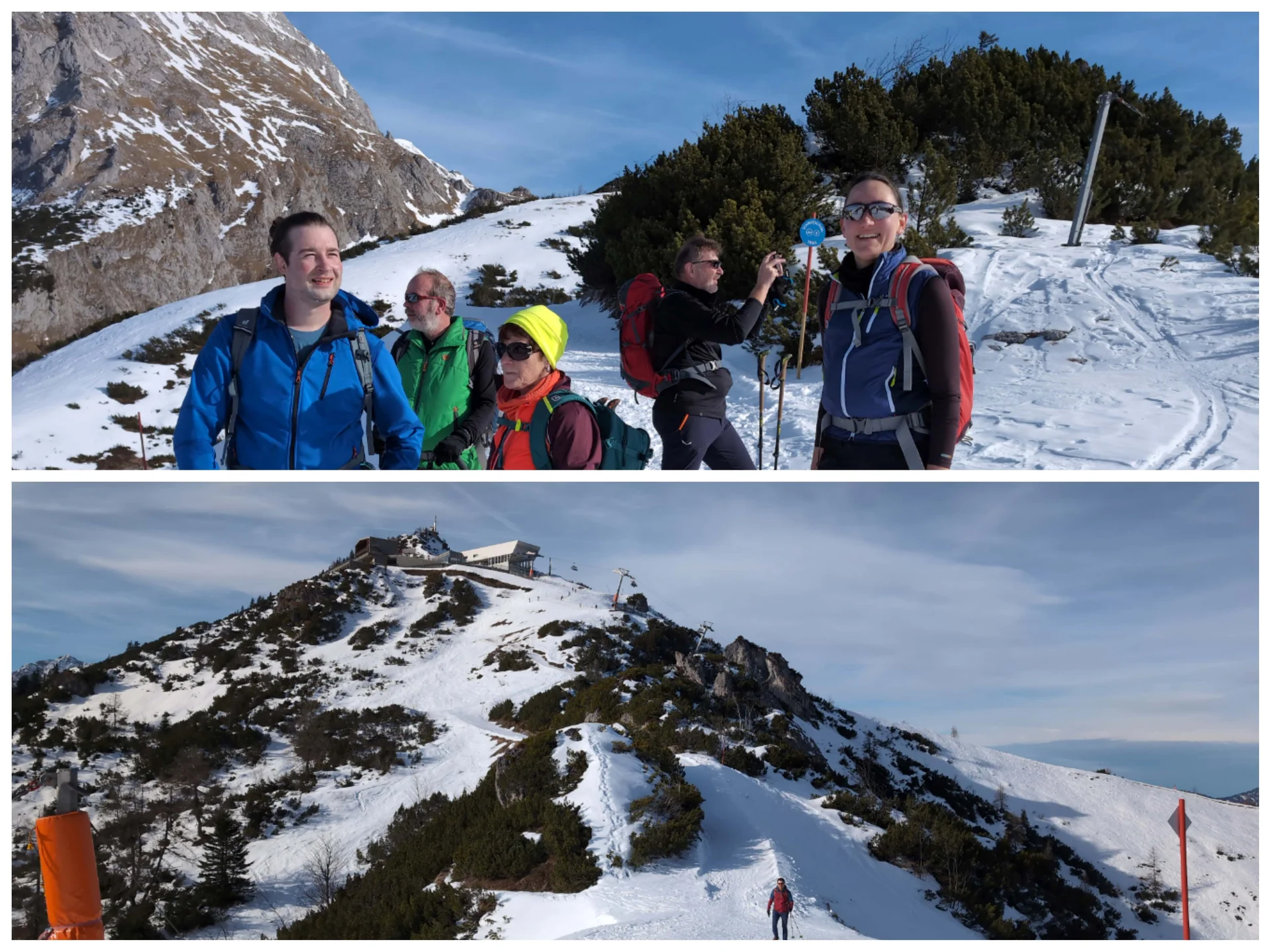 © (DAV Gangkofen) Am Joch unterhalb der Jenner Bergstation