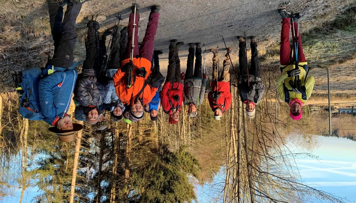 © (DAV Gangkofen) Abmarsch in Rettenbach 