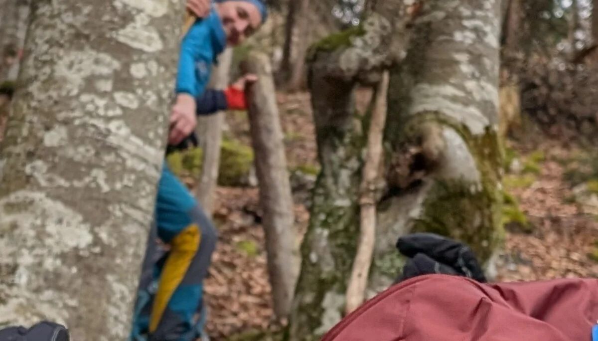 © (DAV Gangkofen) Mal wieder über Stacheldraht