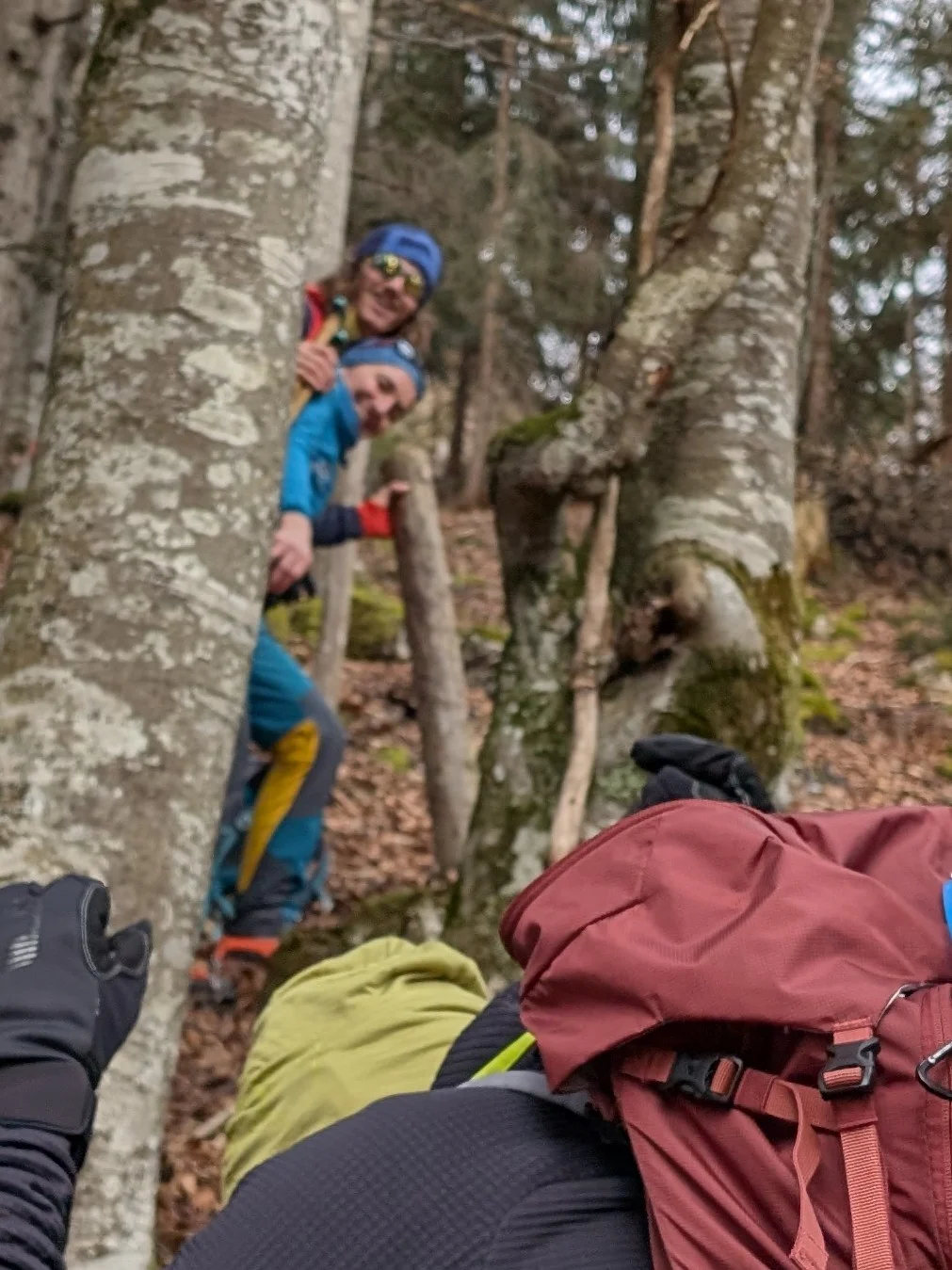 © (DAV Gangkofen) Mal wieder über Stacheldraht