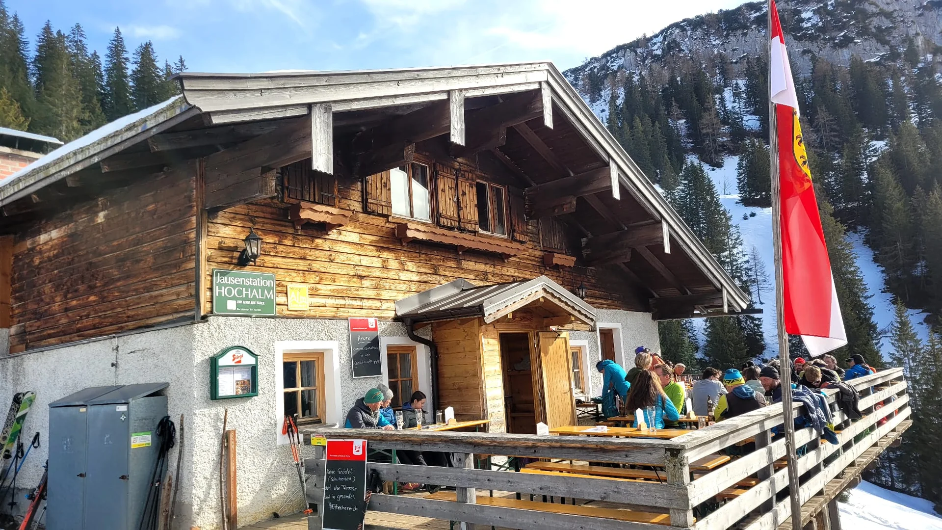 © (DAV Gangkofen) Einkehr auf der Hochalm