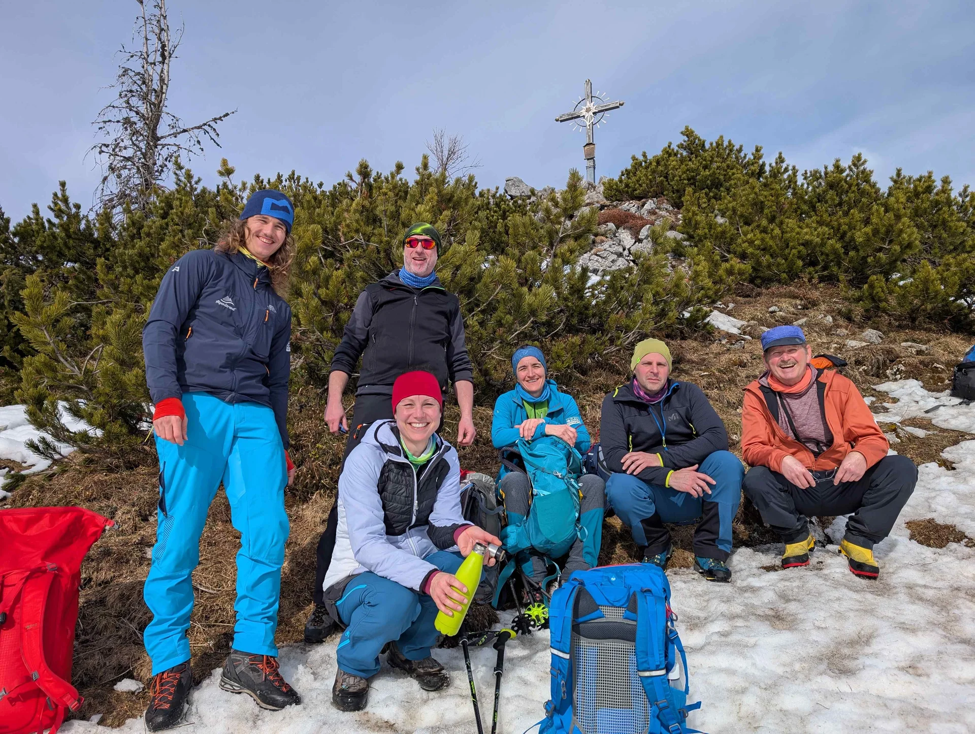 © (DAV Gangkofen) Kurze Gipfelrast