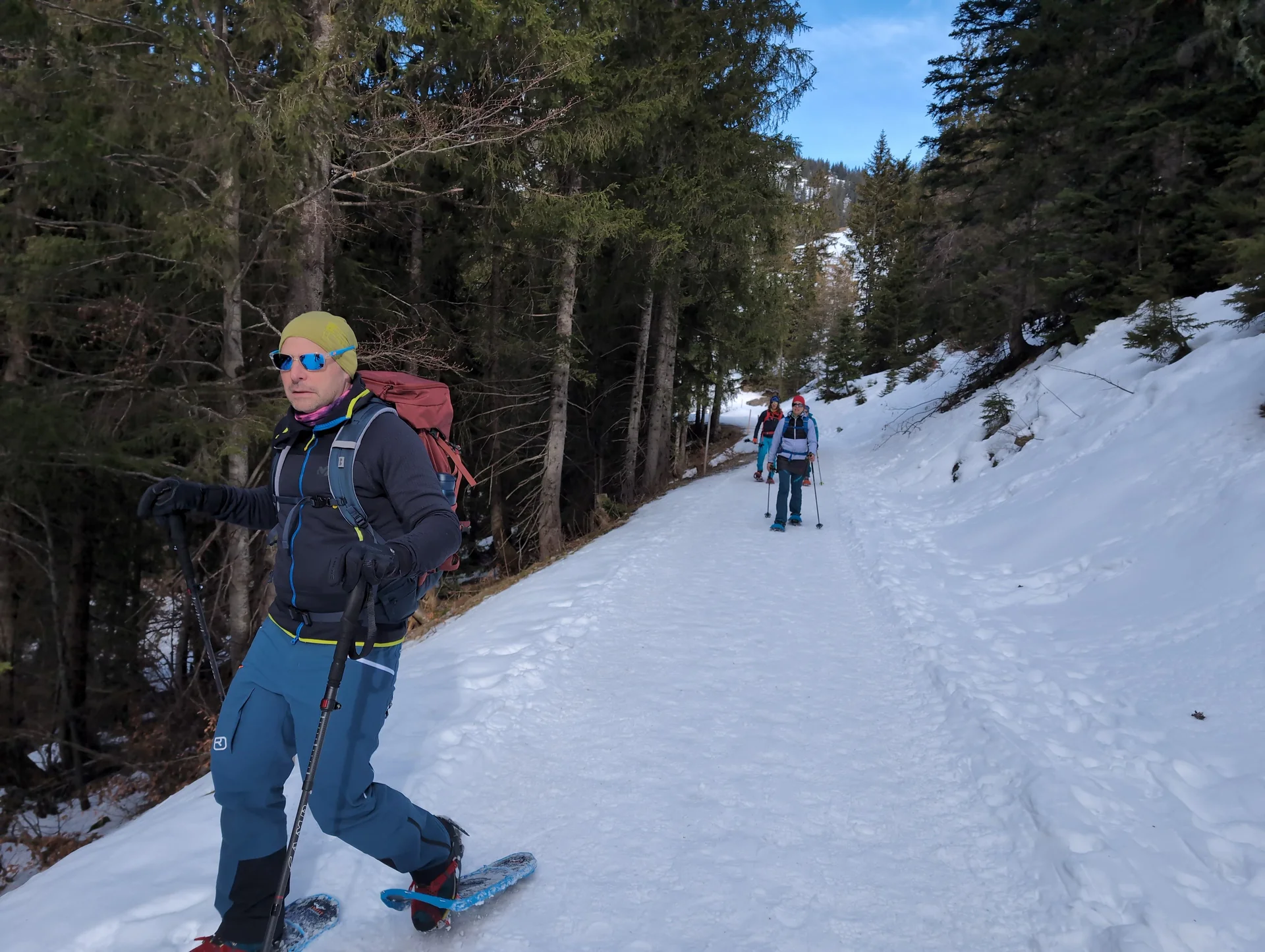 © (DAV Gangkofen) Abstieg über den Forstweg