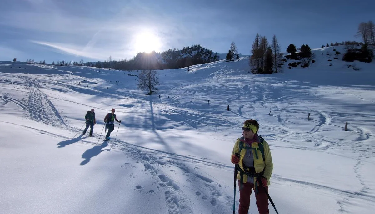 © (Martin Götz) Abstieg über sanfte Hügel