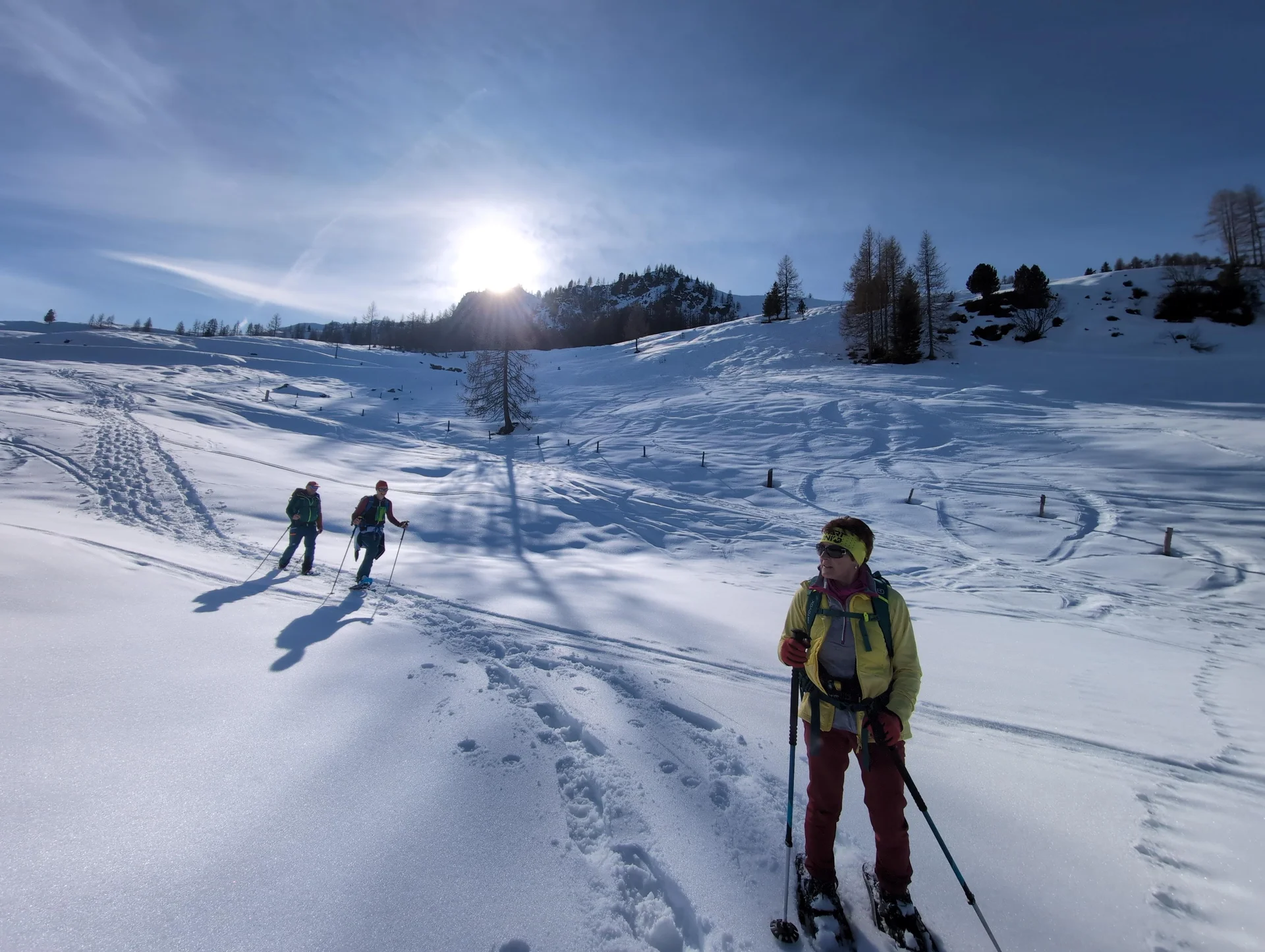 © (Martin Götz) Abstieg über sanfte Hügel