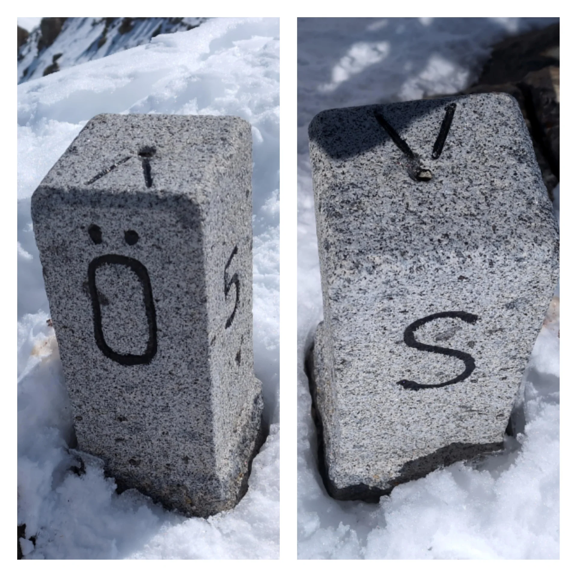 © (Martin Götz) Grenzstein Österreich Schweiz