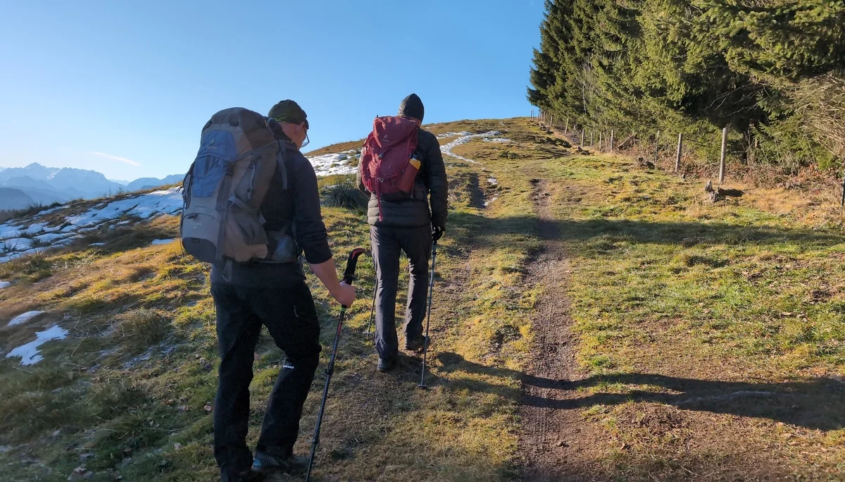 Bergwanderung Teisenberg | © DAV Gangkofen/Martin Götz - Freier Hang zum Teisenberg