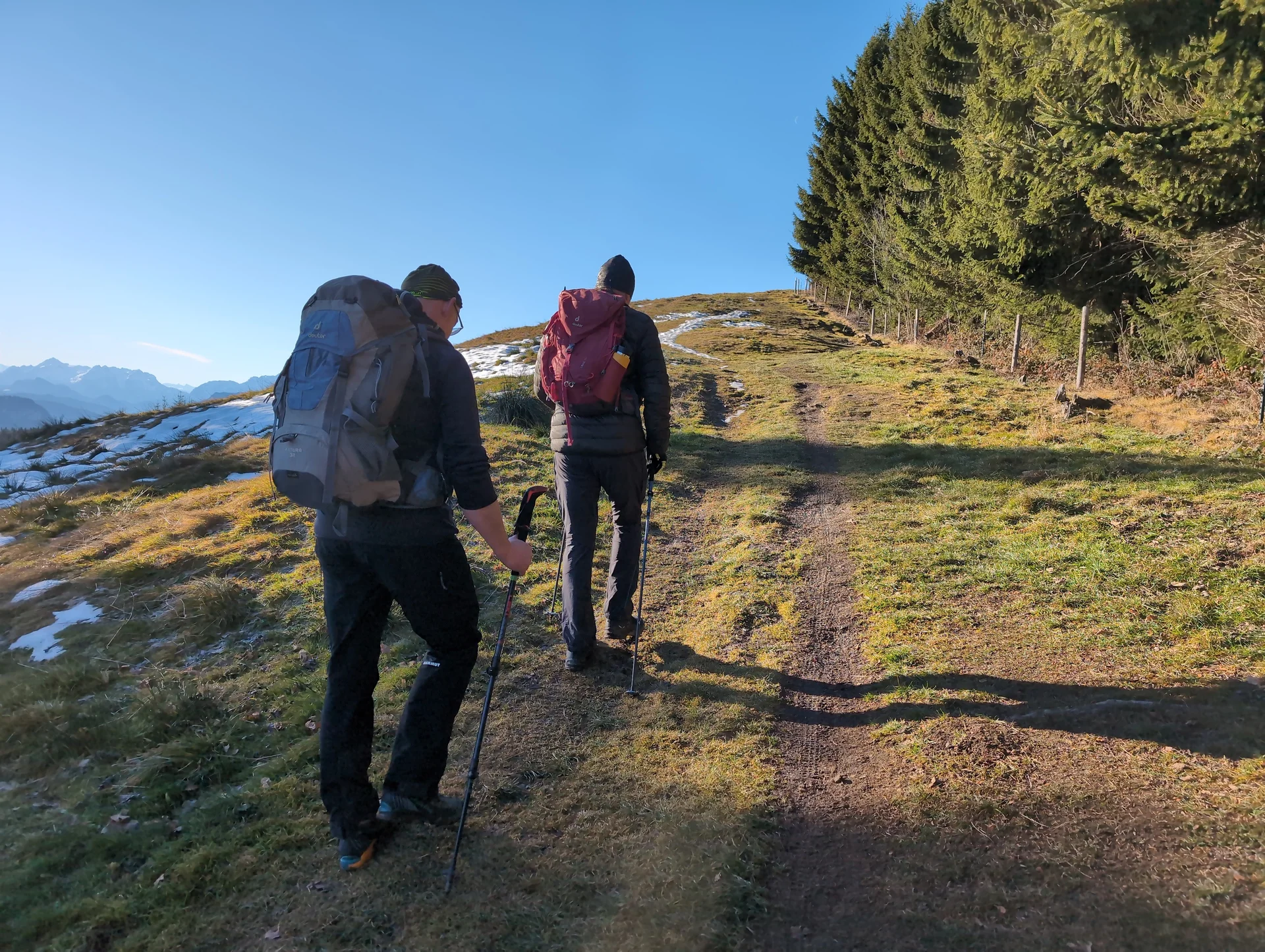 Bergwanderung Teisenberg | © DAV Gangkofen/Martin Götz - Freier Hang zum Teisenberg